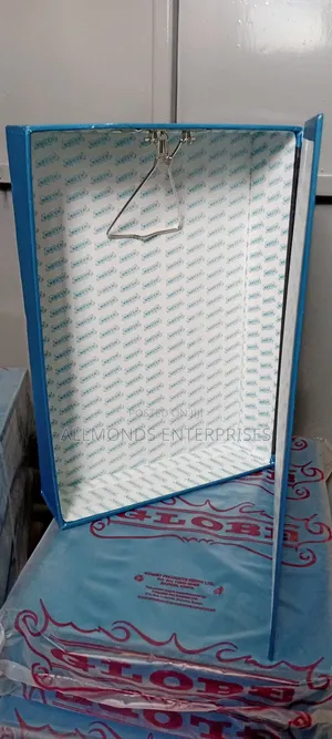Lid Box File- Globe