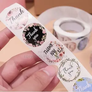 Thank You Stickers Labels For Business, Parties, Baby Shower