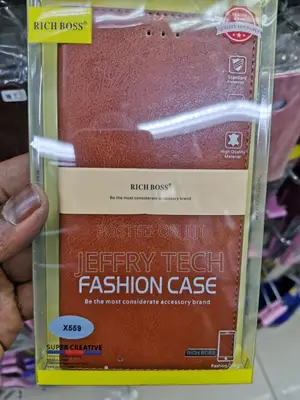 Universal Leather Flip Case for Infinix Hot 5 X559 - Brown