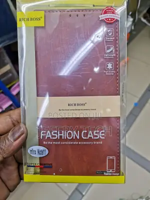 Universal Leather Flip Case for Infinix Note 11 -Brown