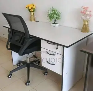 Office Chair Office Desk (White)