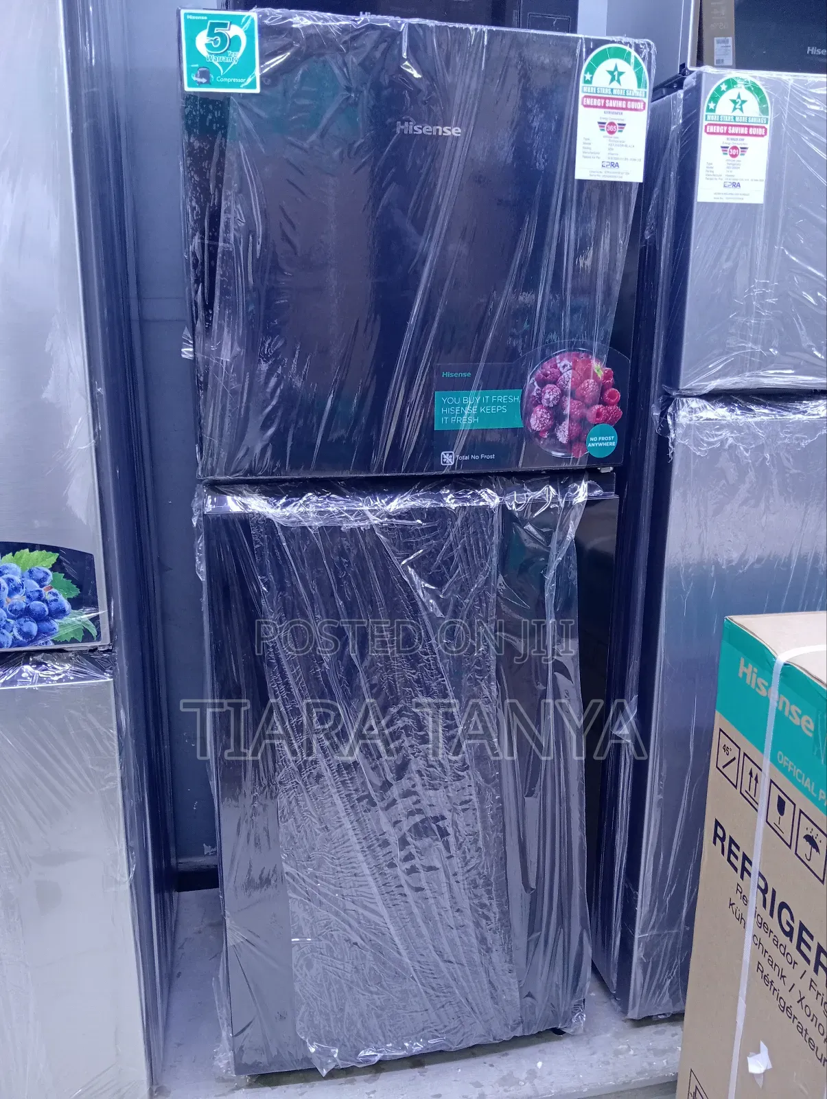 Hisense Ref203dr Double Door Fridge 203l No Frost
