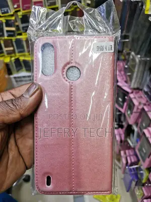 Universal Leather Flip Case for Tecno Spark 4 Air -Pink