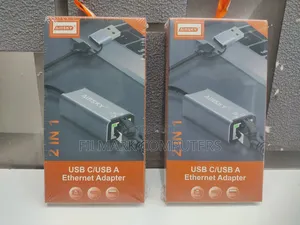 USB C/Usb a Ethernet Adapter 2 IN 1