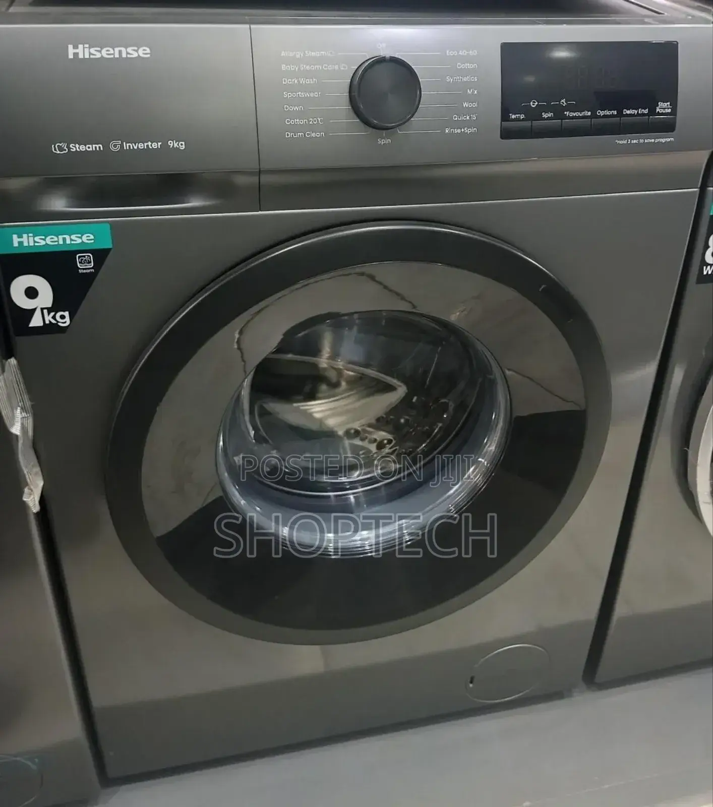 *Hisense 9kg Front Load Washing Machine Fully Automatic