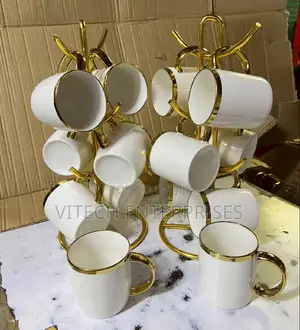 6 PCS Ceramic Tea Coffee Cups