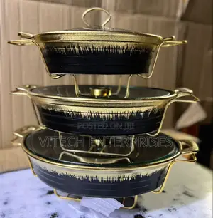 Chafing Dishes Ceramic Set of 3
