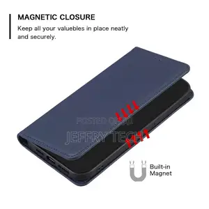 Xiaomi Redmi A3 Premium PU Leather Flip Wallet Case Blue