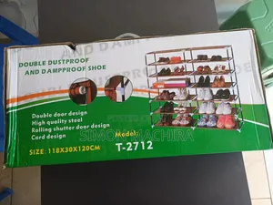 7 Layer Double Shoe Rack With Cover