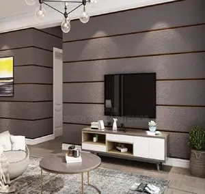 Brown Textured Lines Wallpaper