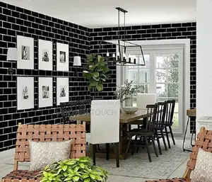 Black Brick Wallpaper