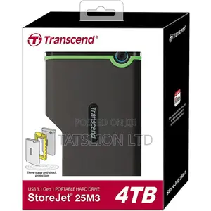 Transcend External Hard Drive - 4tb - Usb 3.0