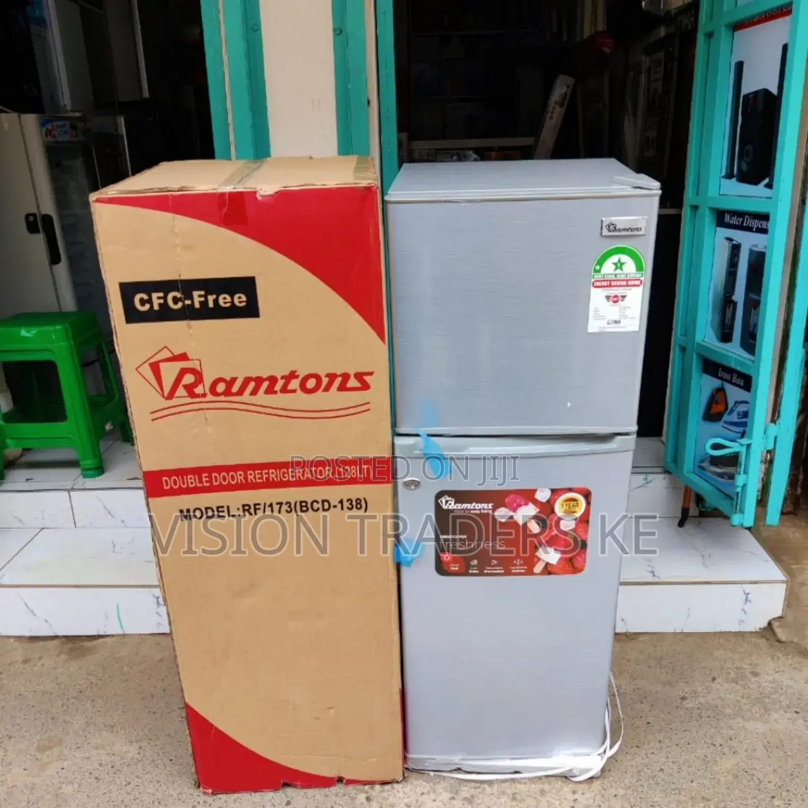 *Ramtons Fridge Double Fridge 128litres Rf173