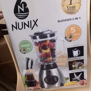 AK -500 Nunix Blender Glass Blender With Grinder