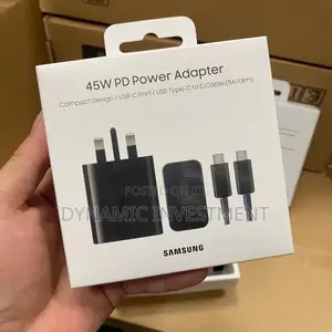 Samsung Official 45W USB-C Super Fast Charger 5A 1.8M CABLE