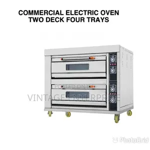 *Commercial Electric Oven Two Deck Four Trays**