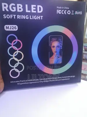 RGB LED Soft Ring Light MJ26