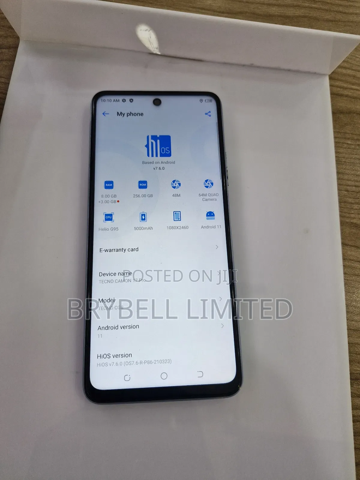 Tecno Camon 17 Pro 256 GB Blue