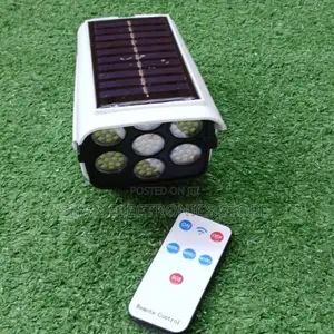 Pseudo Camera 77 Led Solar Motion Sensor Security Walllight