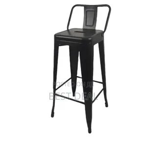Strong Metallic Bistro Bar Stool Chair