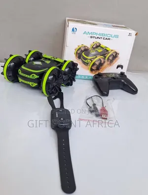 Rechargeable R.C Stunt Car With Figure Sensor Watch for Kids