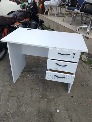 White Studying Desk 1m