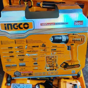 Ingco Cordless Drill Tools Set 165pcs Toolset Tool Boxes