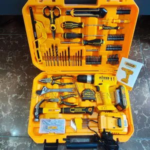 Ingco Cordless Drill Tools Set 165pcs Toolset Tool Boxes
