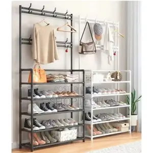 All-in-1 Shoe Rack/Coat Rack/Cap Scarf Bag Cloths Hanger