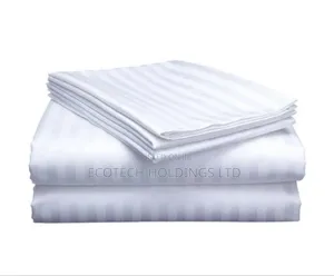 6by7stripped Colored Bedsheets,2flat Bedsheets,2pillowcases