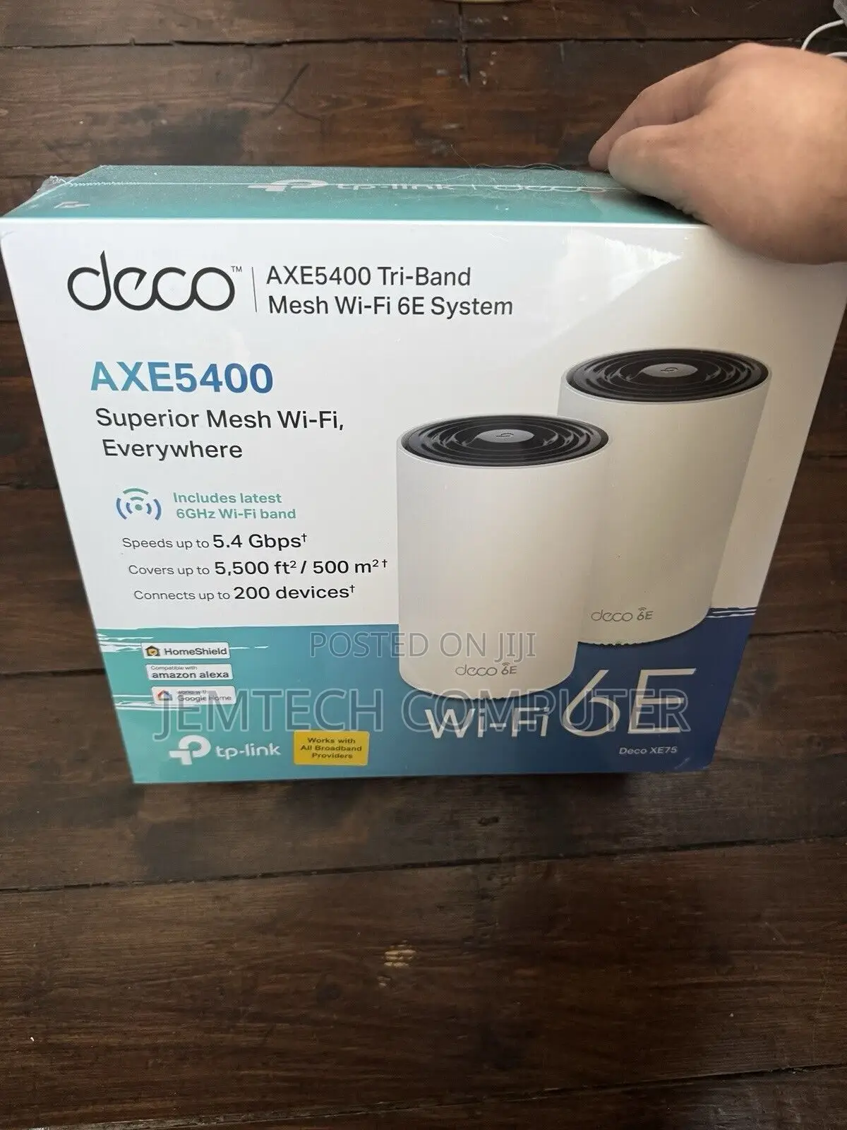 Tp-Link Deco Tri-Band Wifi 6E Mesh System AXE5400