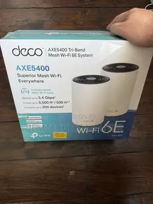 Tp-Link Deco Tri-Band Wifi 6E Mesh System AXE5400
