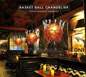 Basketball Chandelier in Kenya