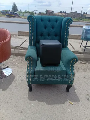 King Chair or Pedicure Seat With Stool, 