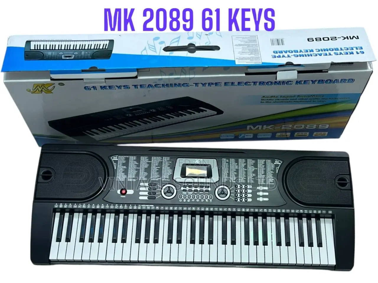 Mk 2089 61 Keys Teaching-Type Electronic Keyboard ( Black)