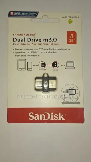 Sandisk OTG USB Flash Drive Flash Disk 8GB