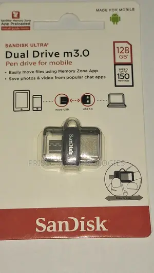 Sandisk OTG USB Flash Drive Flash Disk 128GB