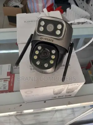 Dual Lens 2MP Wireless Indoor Camera With 360-Degree Auto Tr