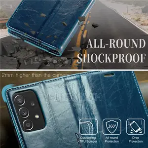 Samsung Galaxy A33 5G Wallet Magnetic Case Blue