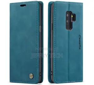 Samsung Galaxy S9 Plus Wallet Kickstand Case Blue