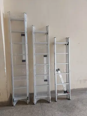 Power Step Aluminium Double Extension Ladder