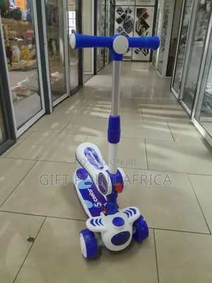 2 in 1 Three Wheels Adjustable Foldable Scooter for Kids