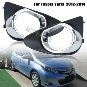 Toyota Vitz Jewella 2012-2014 Fog Lights Covers Chrome