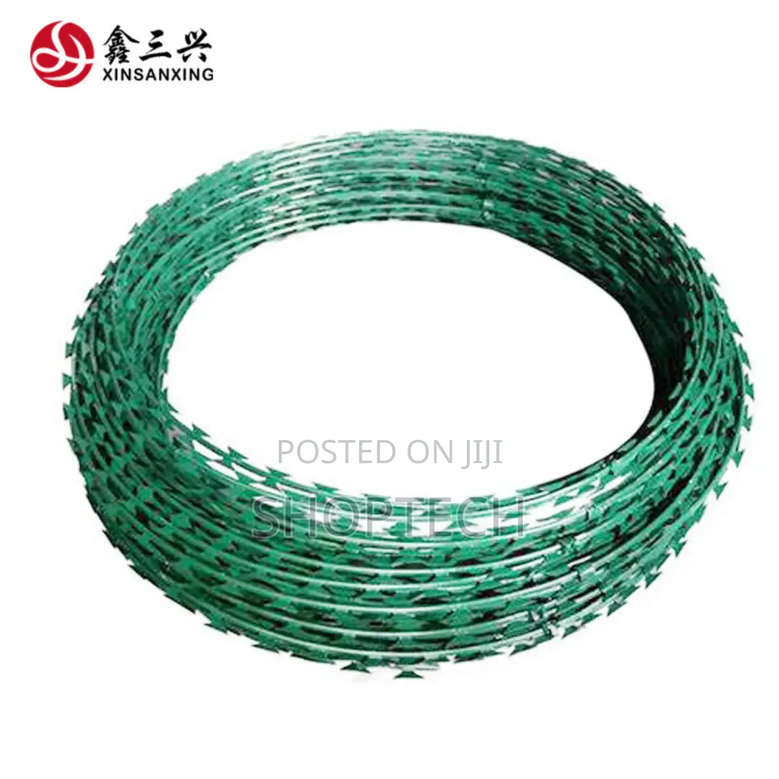 10m Roll Green Razor Wire