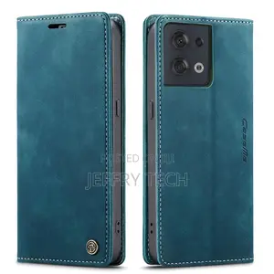 OPPO Reno8 5G Wallet Retro Suede Leather Case Blue