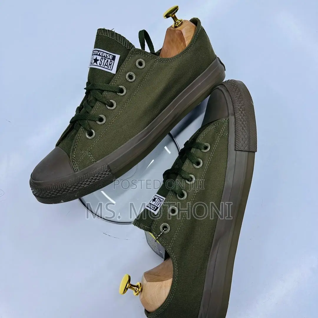 Converse Low Cut Army Green Sizes 37-45