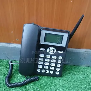Black GSM Fixed Telephone at DESKTOP PHONES