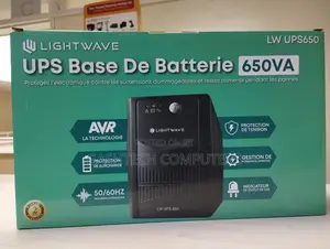 Lightwave 650VA Back-Up UPS 650va/390w