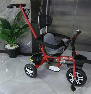 Push Tricycle With Detachable Handle 
Red