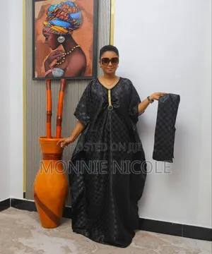 Black Maxi Dress/Black-Gold Dress